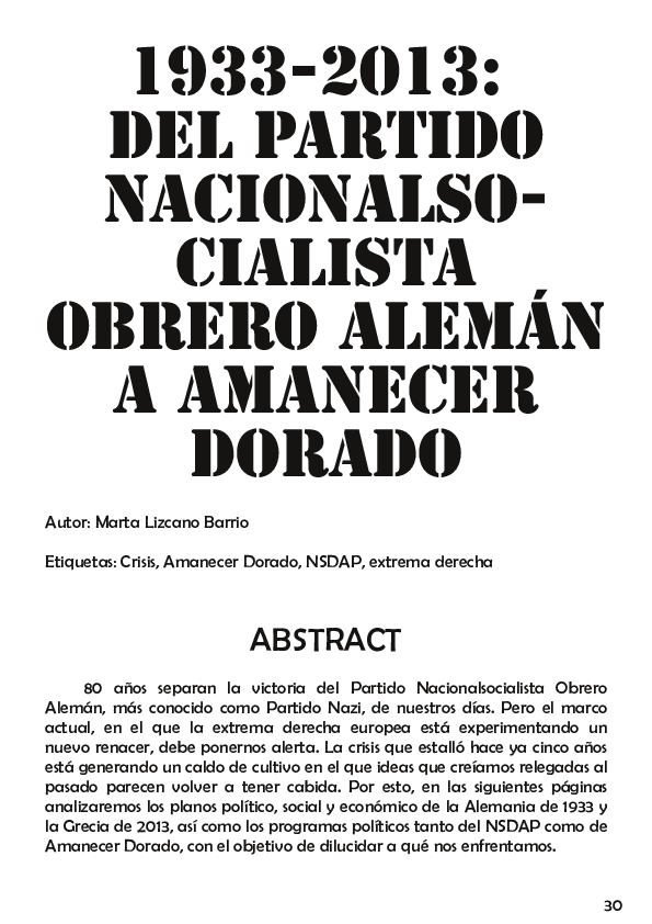 (PDF) 19332013 Del Partido Nacionalsocialista Obrero Alemán a