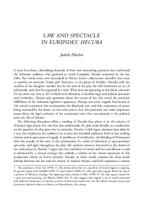 Euripides hecuba image