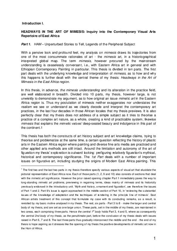 Mimesis example image