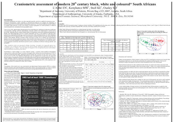 (PDF) Craniometric Assessment of Modern 20th cy black, white, and ...