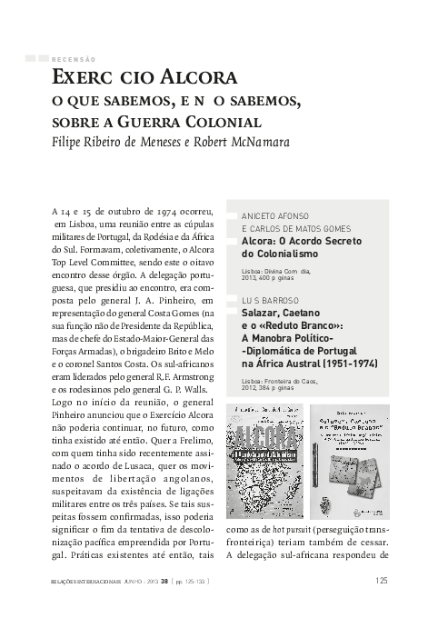 (PDF) R E C E N S Ã O Exercício Alcora o que sabemos, e não sabemos ...