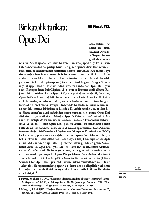 Opus dei essay picture