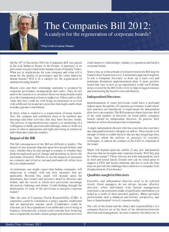 balanced board of directors