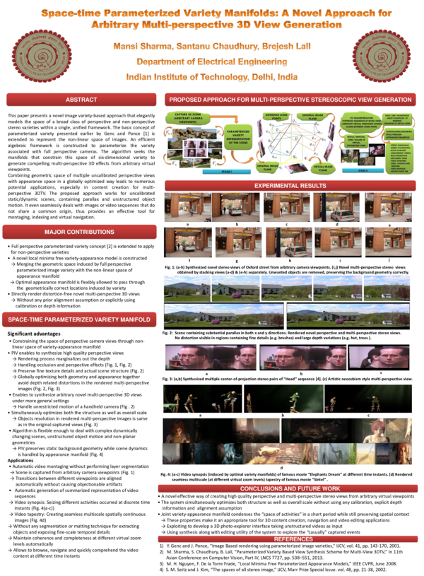 (PDF) Poster 3D Vision 2013