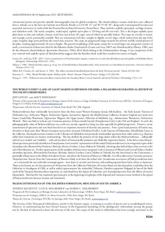 (PDF) The World’s First Clade of Giant Marine SuspensionFeeders A