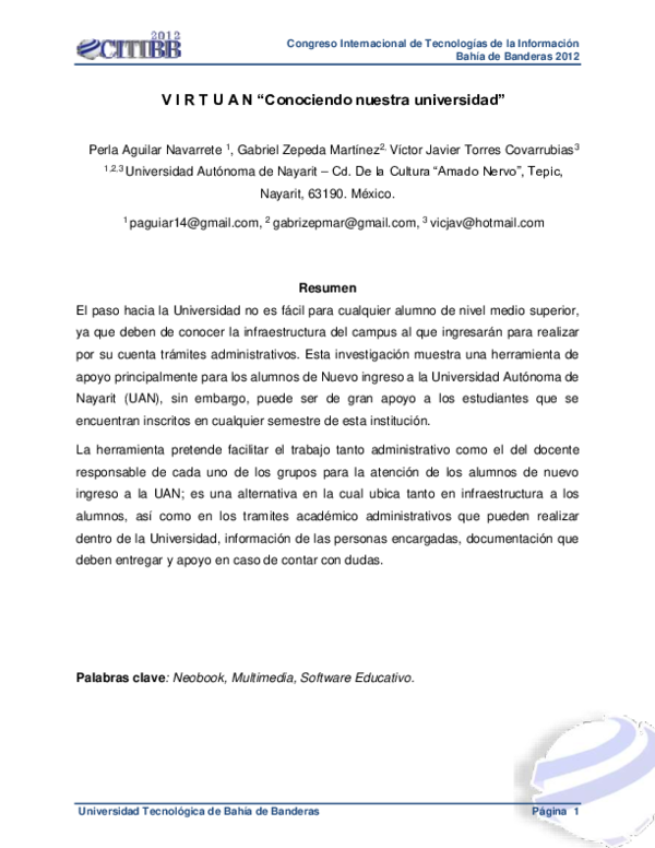 Mi universidad essay picture