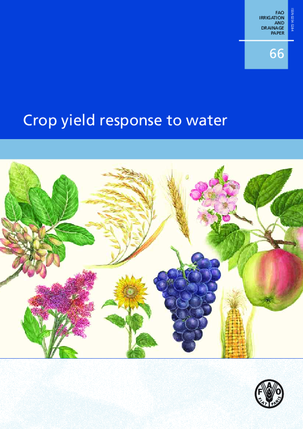 PDF) FAO IRRIGATION AND DRAINAGE PAPERFAO IRRIGATION AND DRAINAGE