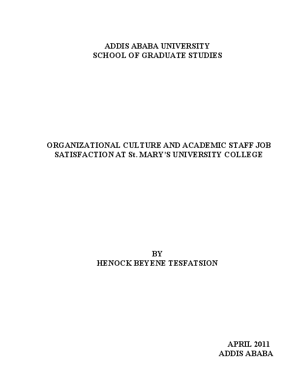 Addis ababa university thesis proposal picture