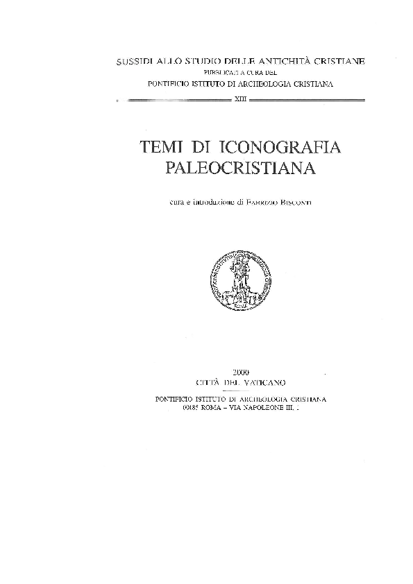 (PDF) Croce (Crocifissione), in Temi di iconografia paleocristiana