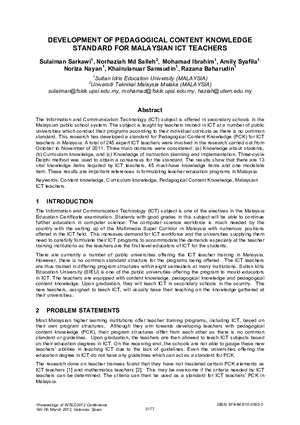 How to develop pedagogical content knowledge image