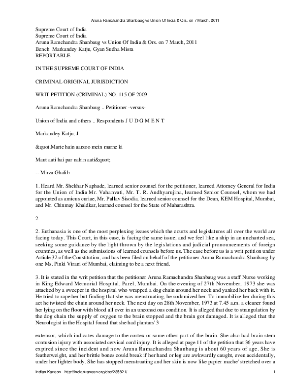 (PDF) passive euthanasia Ankit Airi Academia.edu