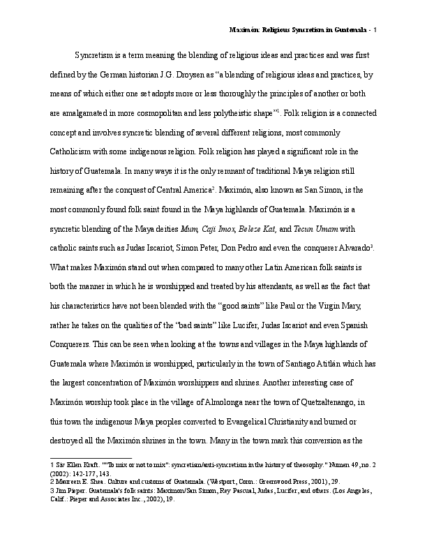 What is syncretism in religion picture