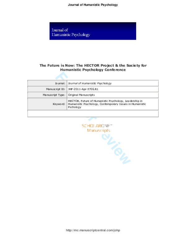 (PDF) The Future Is Now