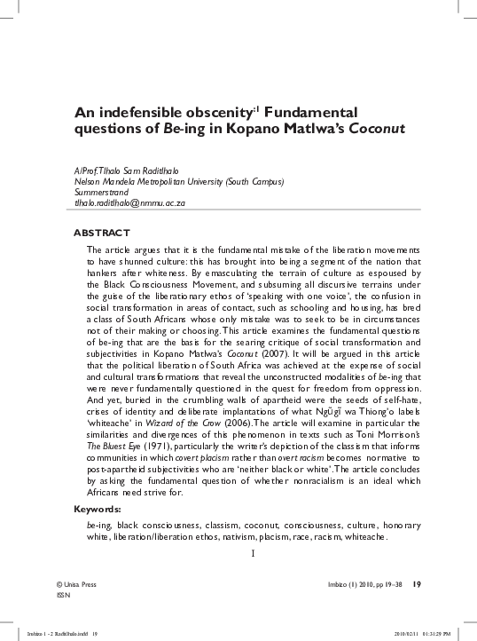 (PDF) An indefensible obscenity