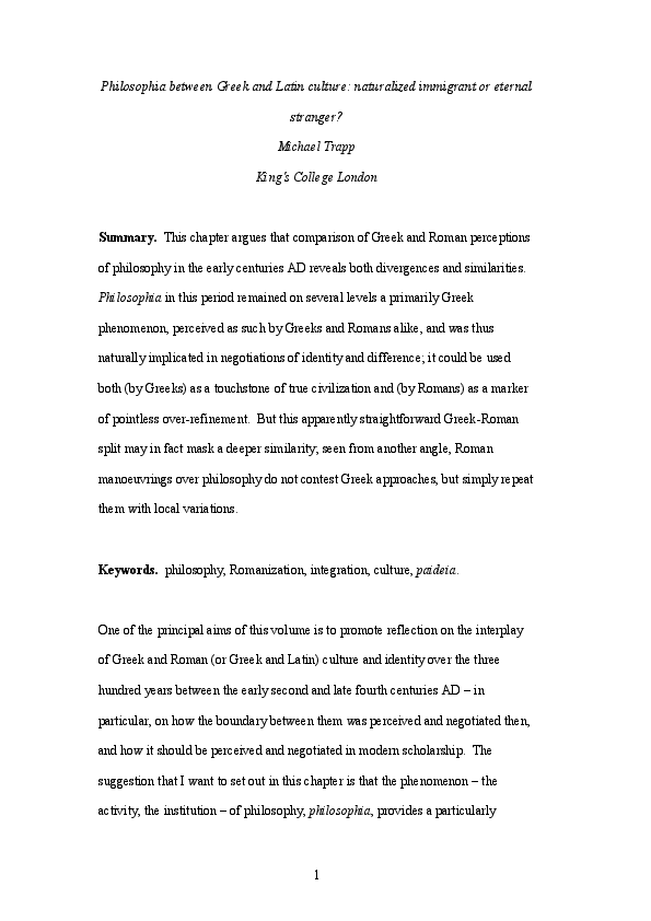 Essay i philosophia philosophy roman society togata 07 image