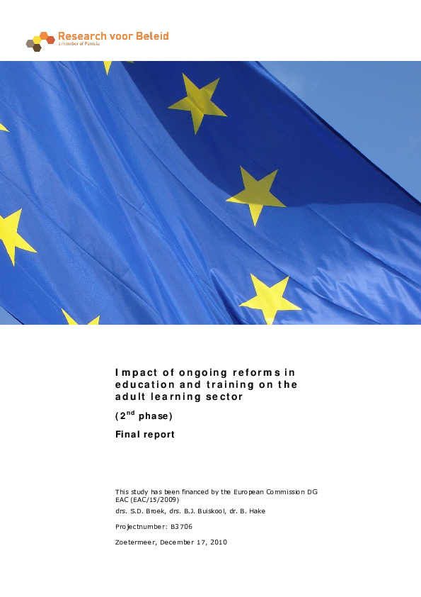 (PDF) Research study on “Assessment of the impact of ongoing reforms in ...
