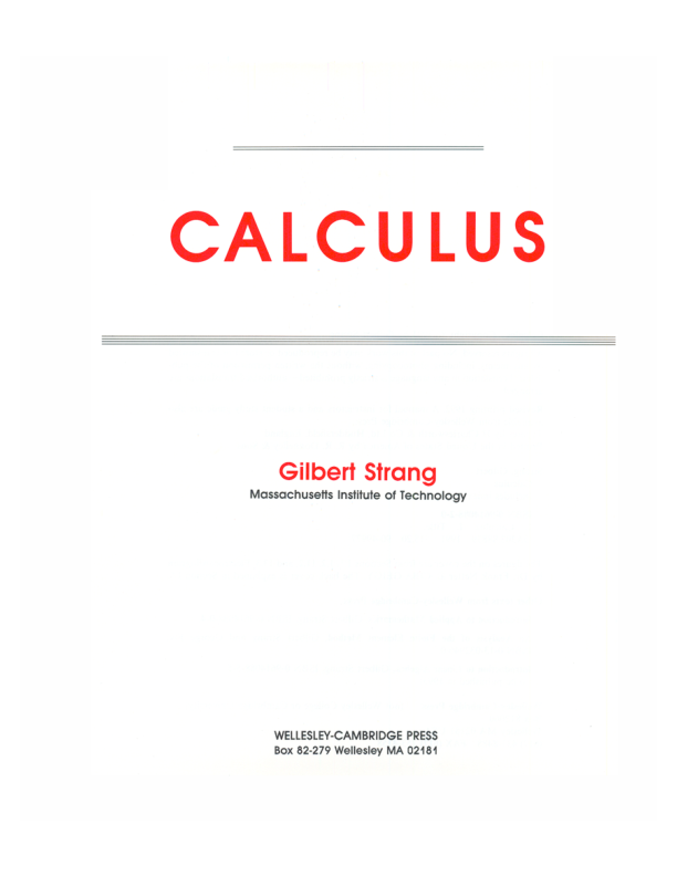 (PDF) calculus