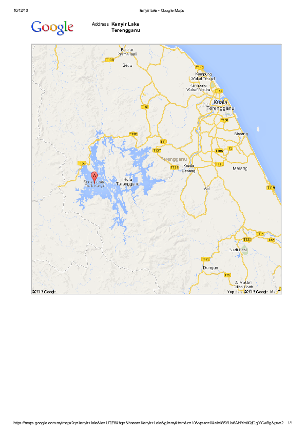 Tasik Kenyir Research Papers - Academia.edu