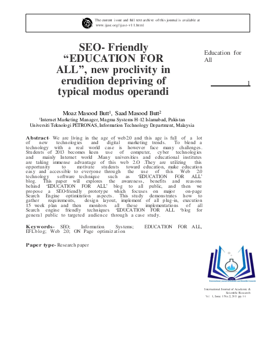 (PDF) SEO-Friendly 