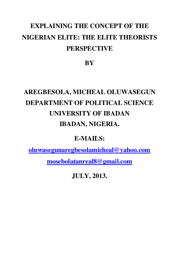 concept of rule of law in nigeria