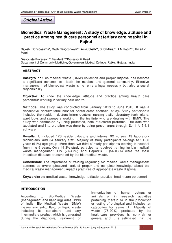 Hospital waste management pdf image