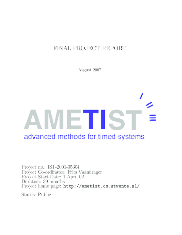 (PDF) FINAL PROJECT REPORT