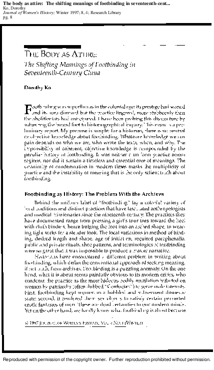 Essay on footbinding 08 image