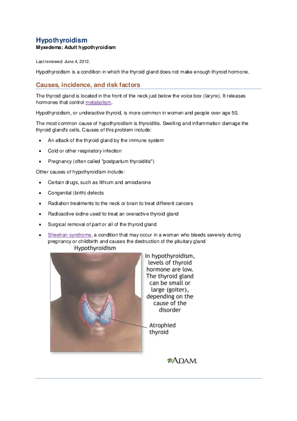 hypothyroidism icd 10