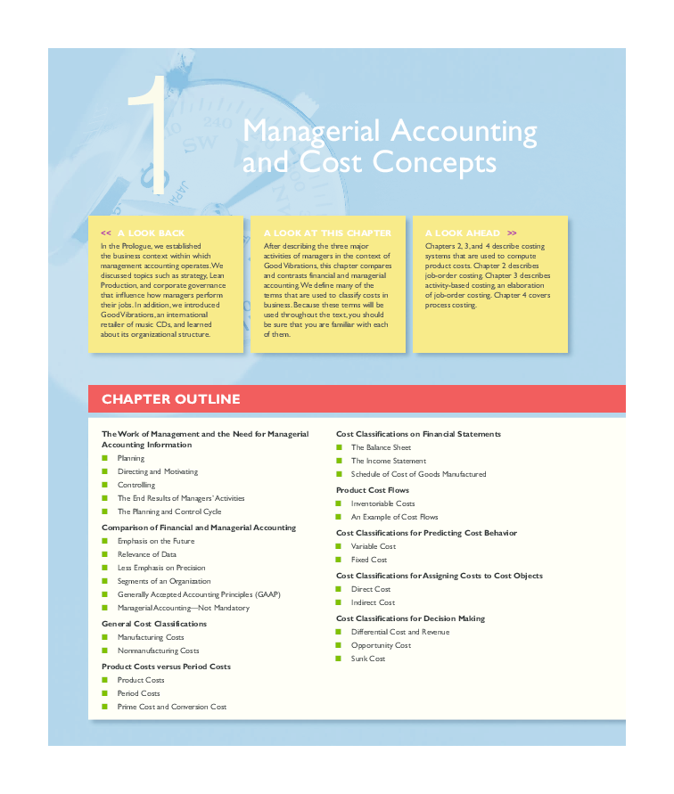 (PDF) Managerial Accounting and Cost Concepts Sanket salunkhe
