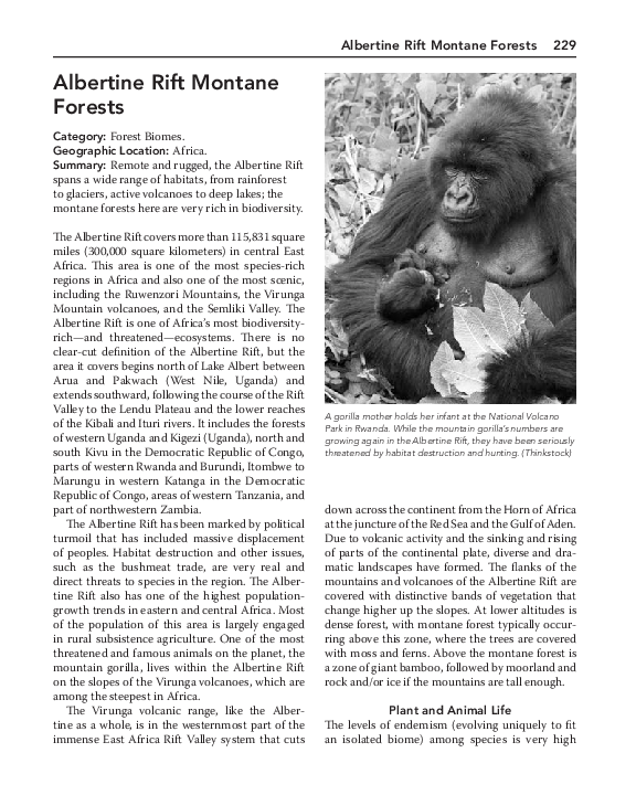 (PDF) The Albertine Rift Montane Forests: In Biomes & Ecosystems ...