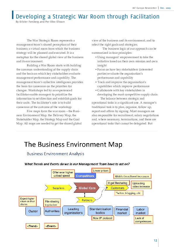 (PDF) War Room Facilitation