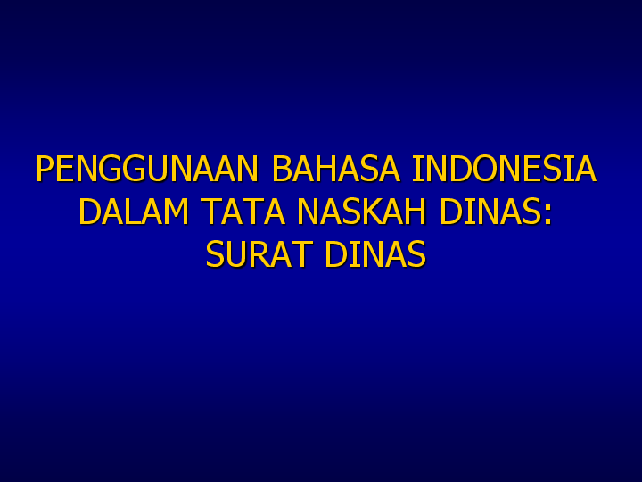 Contoh Surat Memo Dan Nota Dinas