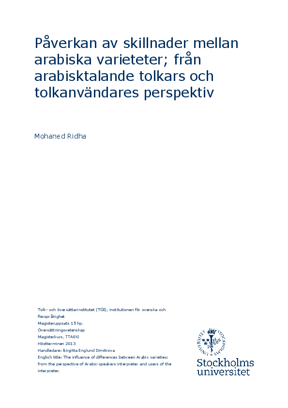 Likheter Mellan Svenska Och Arabiska Språket