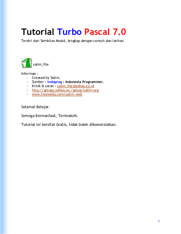 Pascal pdf. Pascal pdf