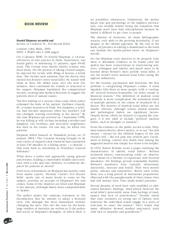 Harold shipman statistics image