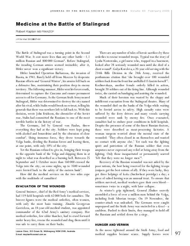 Battle of stalingrad casualties image