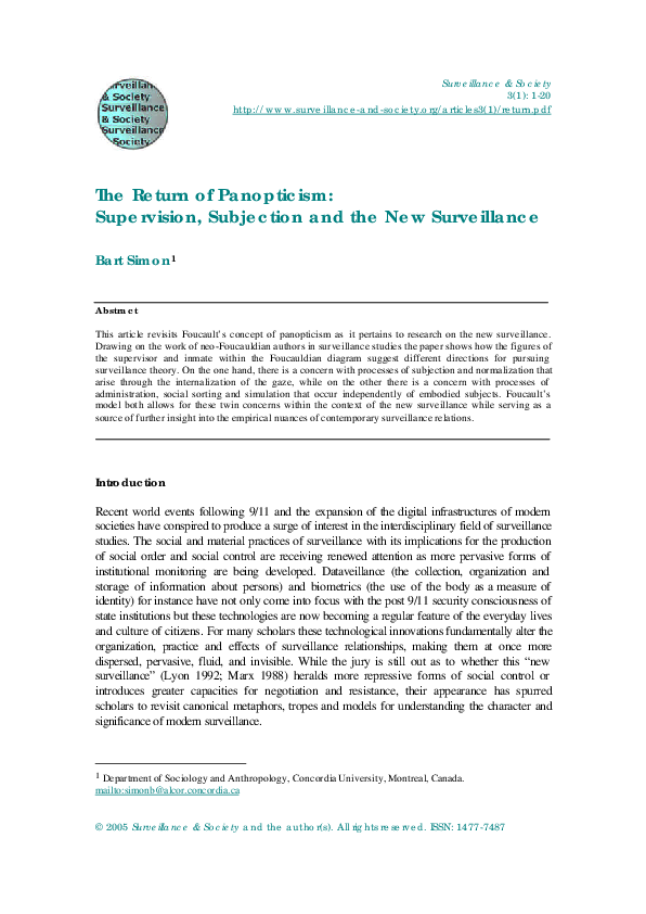 Foucault panopticism explained image