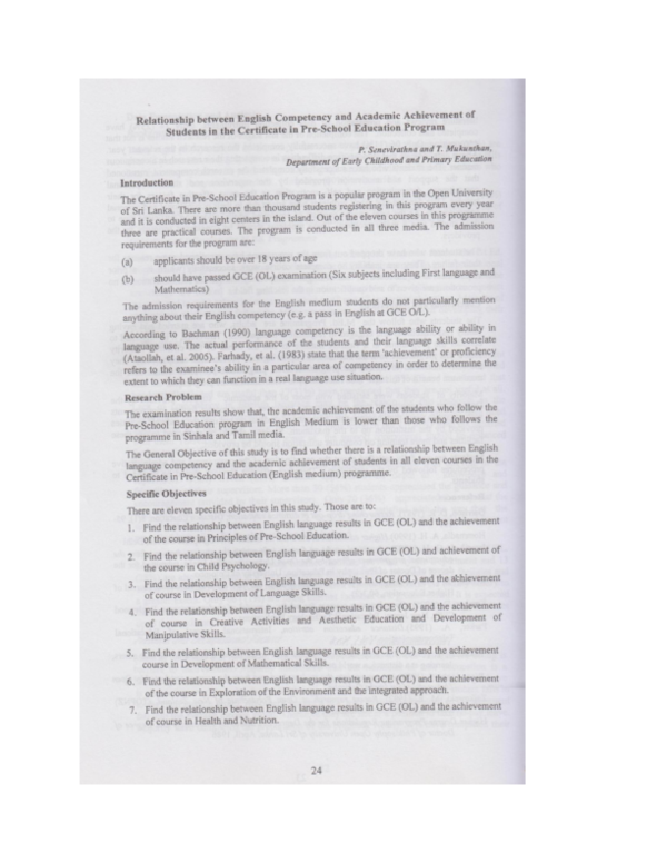 (PDF) Relationship between English Competency and Academic Achievement ...