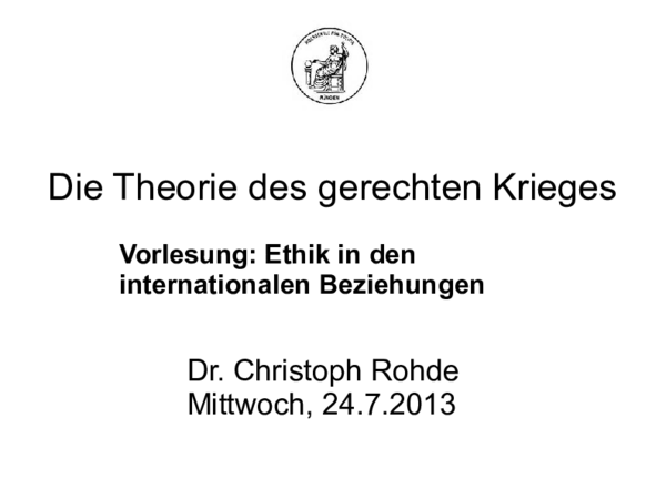 Essay gerechter krieg picture