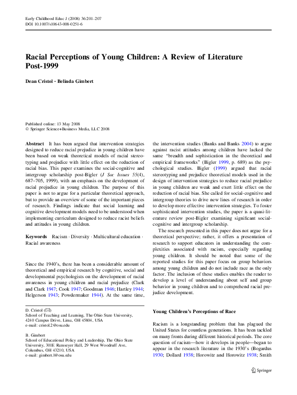 Racial perceptions essay 07 image