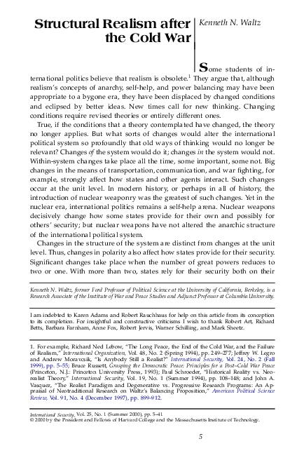 Defensive realism pdf picture