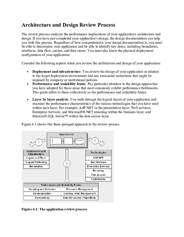 (DOC) Architecture and Design Review Process
