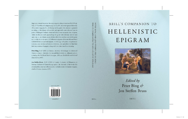 pdf the hellenistic epigrams on archilochus and hipponax ralph rosen academia edu