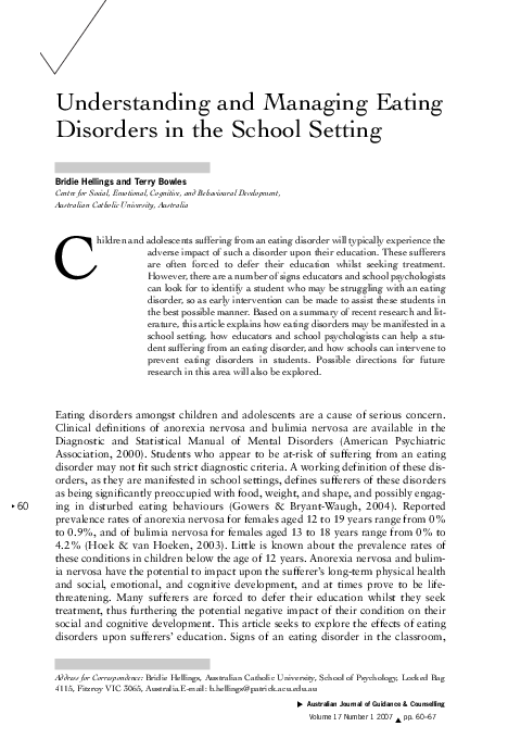 Eating disorders essay introduction picture