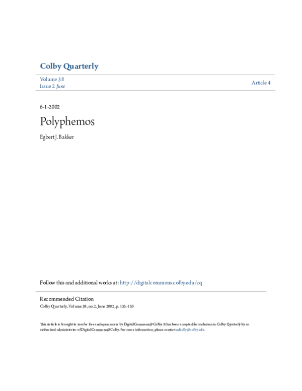 (PDF) Polyphemos