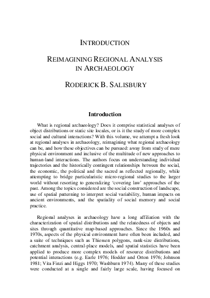 Archaeology essay introduction picture