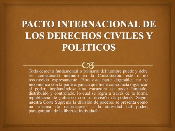 (PPT) PACTO INTERNACIONAL DE LOS DERECHOS CIVILES Y POLITICOS