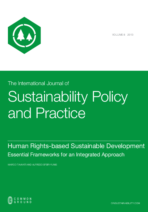 (PDF) Human Rights Based Sustainable Development: Essential Frameworks ...