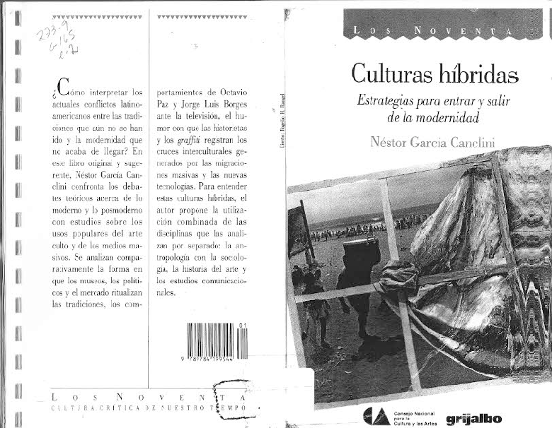 Culturas Híbridas Néstor García Canclini Resumen www.academia.edu