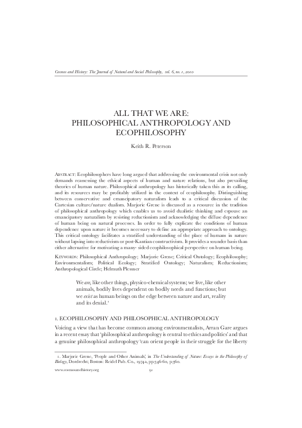 Plato anthropology picture